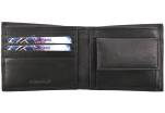 Pánská malá kožená peněženka na šířku Arteddy - černá