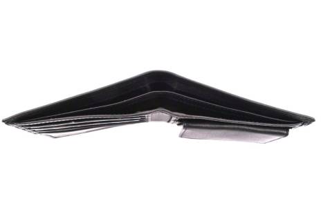 Pánská malá kožená peněženka na šířku Arteddy - černá