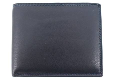 Pánská kožená peněženka na šířku Arteddy - tmavě modrá