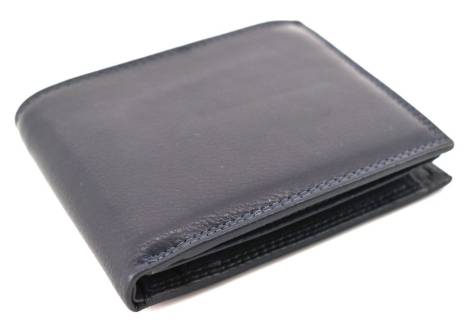 Pánská kožená peněženka na šířku Arteddy - tmavě modrá