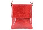 Dámská kožená crossbody kabelka s klopnou Arteddy
