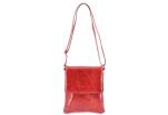 Dámská kožená crossbody kabelka s klopnou Arteddy