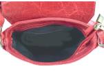Dámská kožená crossbody kabelka s klopnou Arteddy