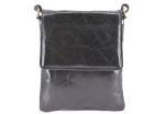 Dámská kožená crossbody kabelka s klopnou Arteddy