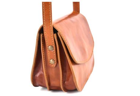 Dámská kožená kabelka crossbody (lovecká)  Arteddy