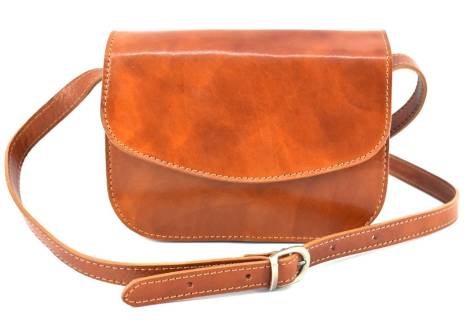 Dámská kožená kabelka crossbody (lovecká)  Arteddy