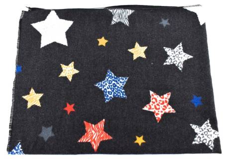 Dámská / dívčí zimní šála se vzorem hvězdičky  Arteddy