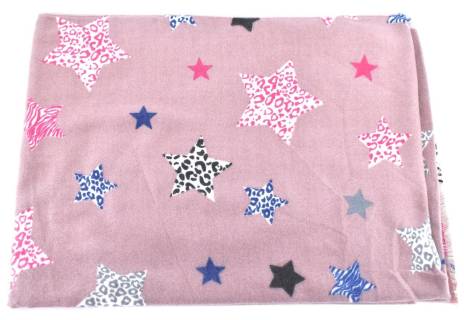 Dámská / dívčí zimní šála se vzorem hvězdičky  Arteddy