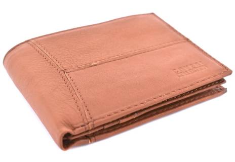 Pánská kožená peněženka na šířku Coveri - hnědá