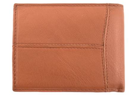 Pánská kožená peněženka na šířku Coveri - hnědá