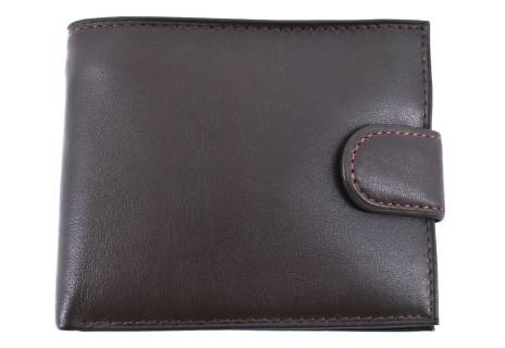 Pánská kožená peněženka  na šířku se zápinkou Arteddy