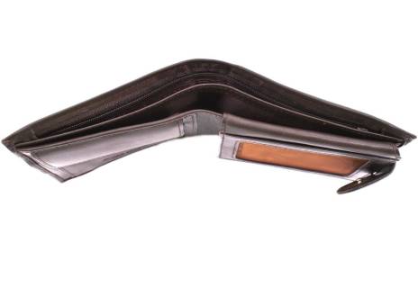 Pánská kožená peněženka  na šířku se zápinkou Arteddy