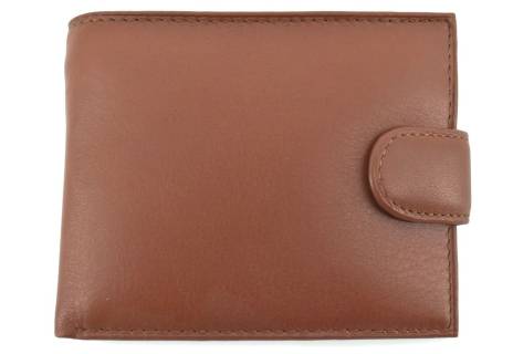 Pánská kožená peněženka  na šířku se zápinkou Arteddy