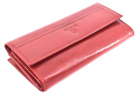 Dámská velká kožená peněženka Emporio Valentini - červená