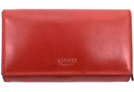 Dámská velká kožená peněženka Coveri World