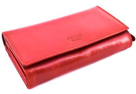 Dámská velká kožená peněženka Coveri World