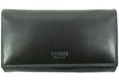 Dámská velká kožená peněženka Coveri World