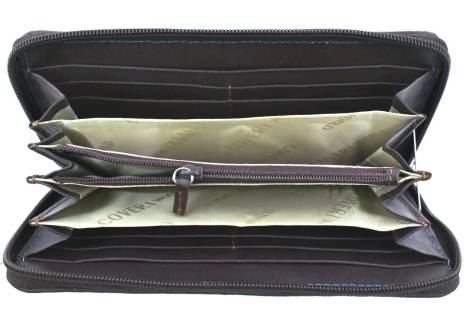 Dámská kožená peněženka pozdrového typu Coveri World