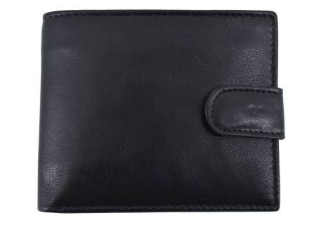 Pánská kožená peněženka na šířku se zápinkou Arteddy