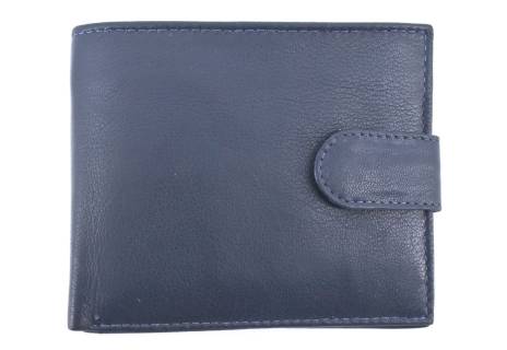 Pánská kožená peněženka na šířku se zápinkou Arteddy