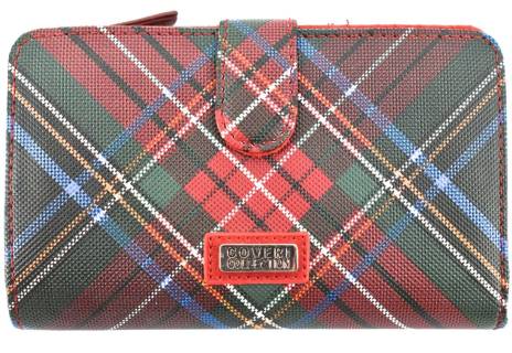 Dámská károvaná peněženka Coveri