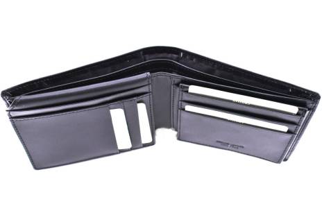 Pánská kožená peněženka Cristian Conte - černá