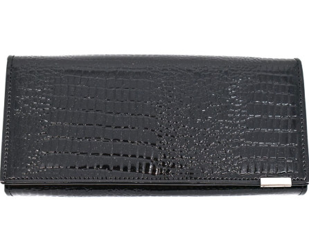 Dámská kožená lakovaná peněženka Klavier