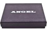 Pánská kožená peněženka  na šířku Angel - černá