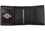 Pánská kožená peněženka na výšku Charro - černá