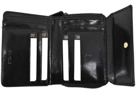 Dámská kožená peněženka Emporio Valentini - černá