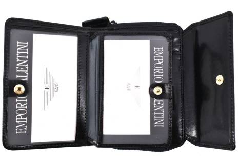 Dámská kožená peněženka Emporio Valentini - černá
