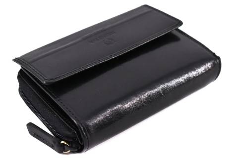 Dámská kožená peněženka Emporio Valentini - černá