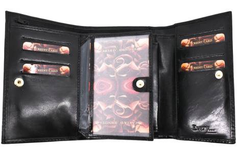 Dámská kožená peněženka Every - černá