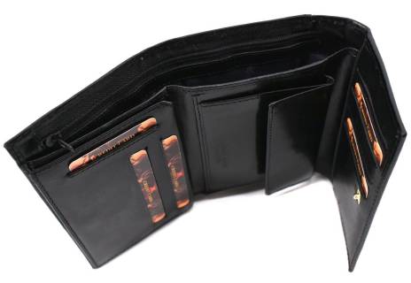 Dámská kožená peněženka Every - černá