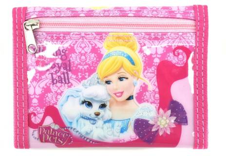 Dívčí peněženka Disney Palace Pets - růžová