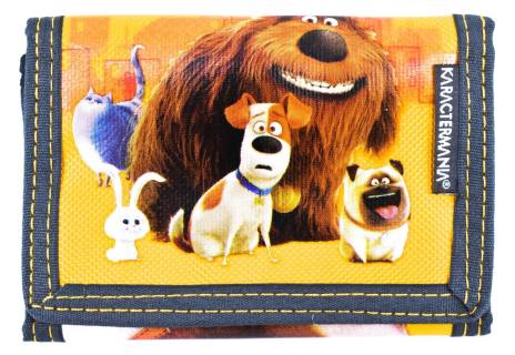 Dětská peněženka Pets - žlutá