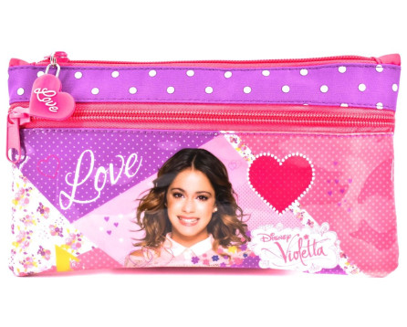 Dívčí etue Disney Violetta - růžová