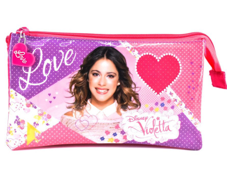 Dívčí etue Disney Violetta - růžová