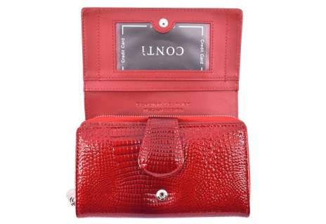 Dámská kožená lakovaná peněženka CONTI