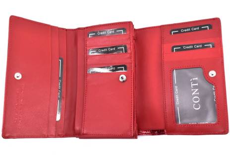 Dámská kožená lakovaná peněženka CONTI