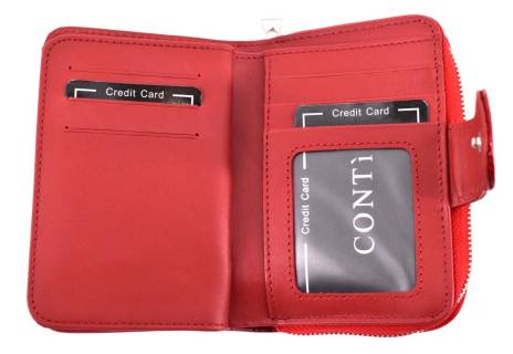 Dámská kožená lakovaná peněženka CONTI