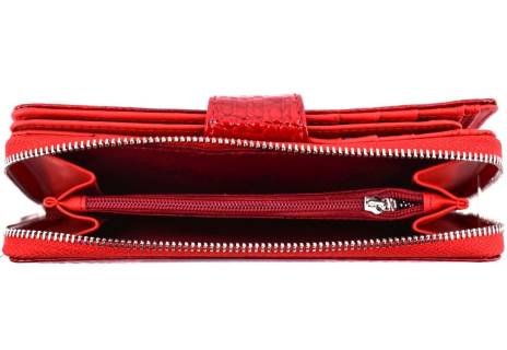 Dámská velká kožená lakovaná peněženka CONTI