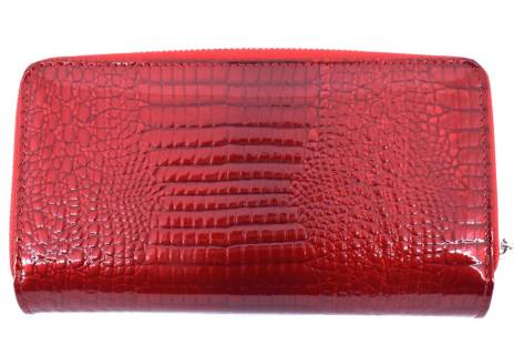 Dámská velká kožená lakovaná peněženka CONTI