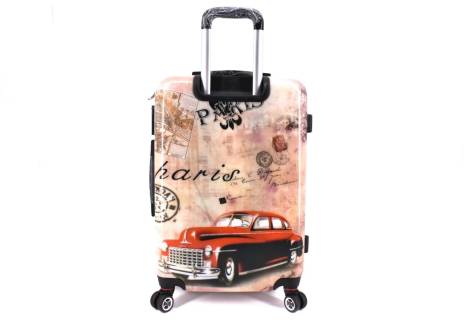 Cestovní palubní kufr na čtyřech kolečkách Arteddy - Paris (S)
