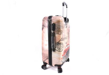 Cestovní palubní kufr na čtyřech kolečkách Arteddy - Paris (S)