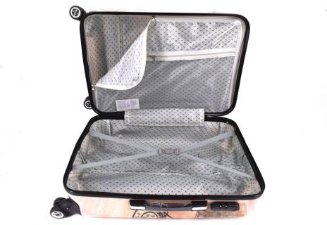 Cestovní palubní kufr na čtyřech kolečkách Arteddy - Paris (S)