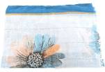 Dámský květovaný šátek Arteddy - modrá