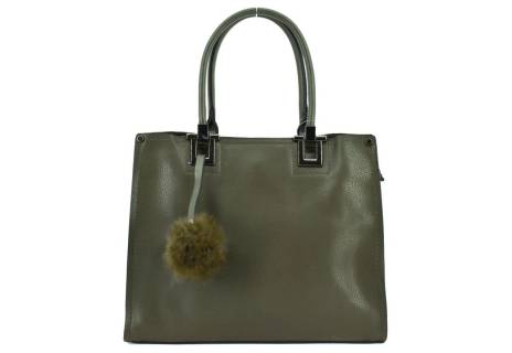 Dámská kabelka Tommasini s přívěskem pompon