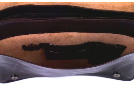 Kožená taška s klopnou Arteddy