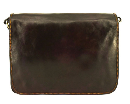 Kožená taška s klopnou Arteddy